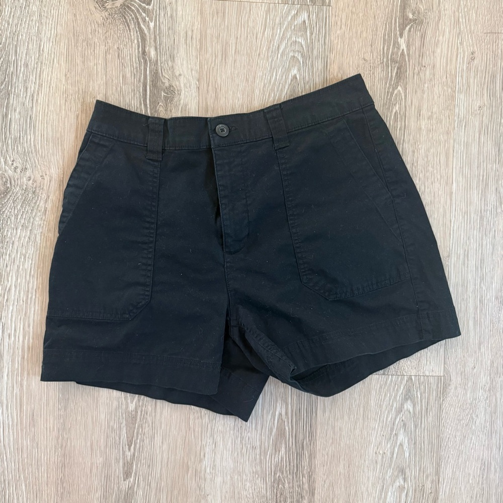 Classic High rise Black Women's Shorts